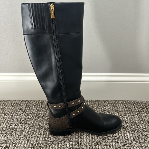 Michael Kors Kincaid Signature Knee Boots - Picture 3 of 3